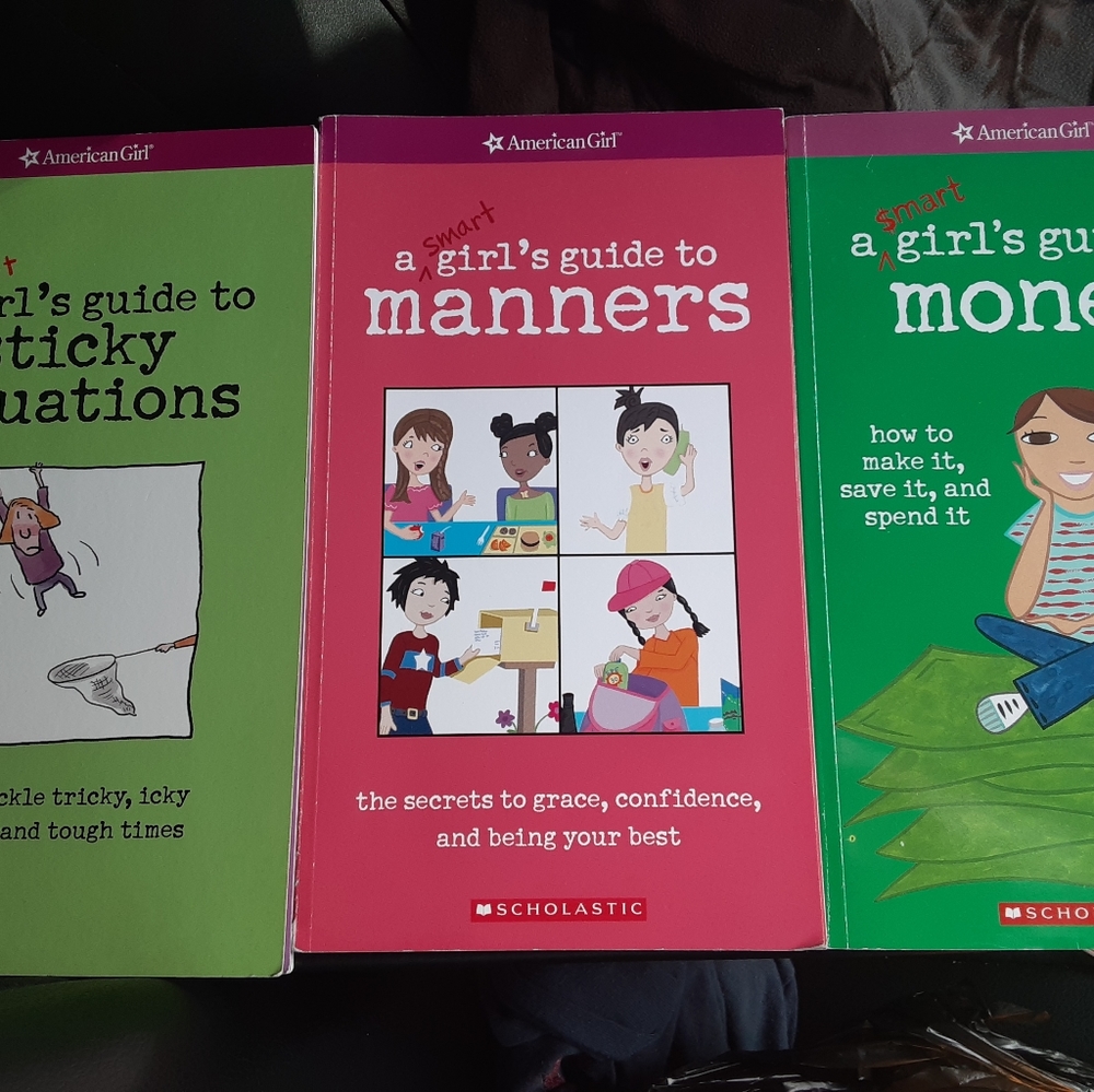 3 American Girl Smart Guides to Money, Manners & sticky situations